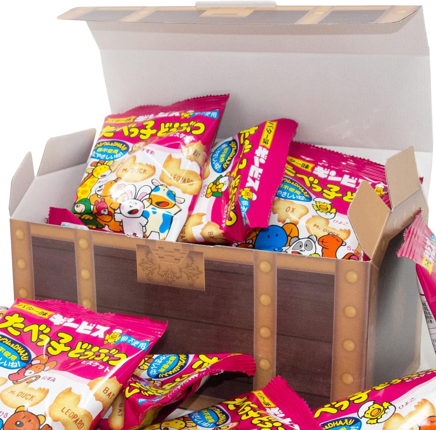 たべっ子どうぶつ ビスケット バター味 15袋 詰め合わせ ギンビス お菓子 ギフト 宝箱入り