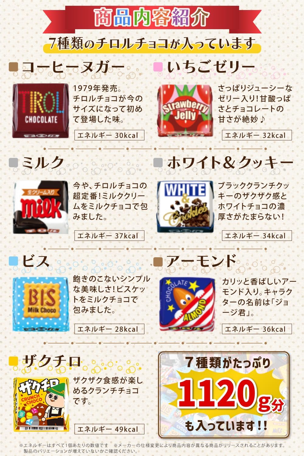チロルチョコ 宝箱詰め合わせ 7種類 1120g ホワイトデー 誕生日プレゼント 各種イベント・パーティーに最適! お返しに