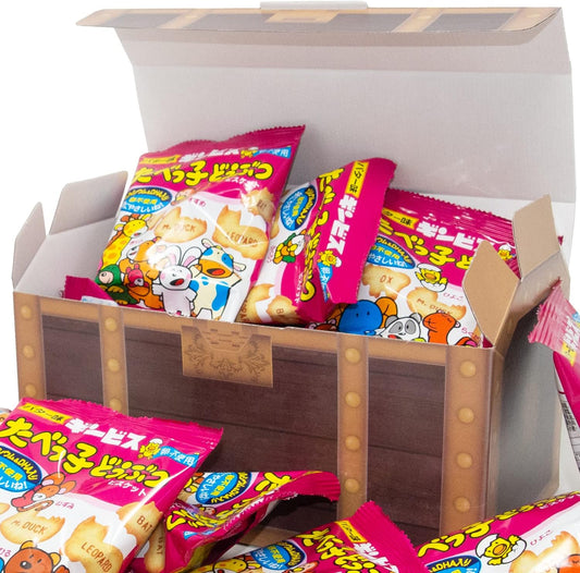たべっ子どうぶつ ビスケット バター味 15袋 詰め合わせ ギンビス お菓子 ギフト 宝箱入り