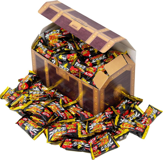 ブラックサンダー 黒い雷神 ミニバー 900g 宝箱入り チョコレート詰め合わせ ギフト プレゼント ホワイトデーの贈り物にも お返し